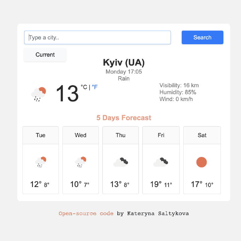 Weather Project Preview